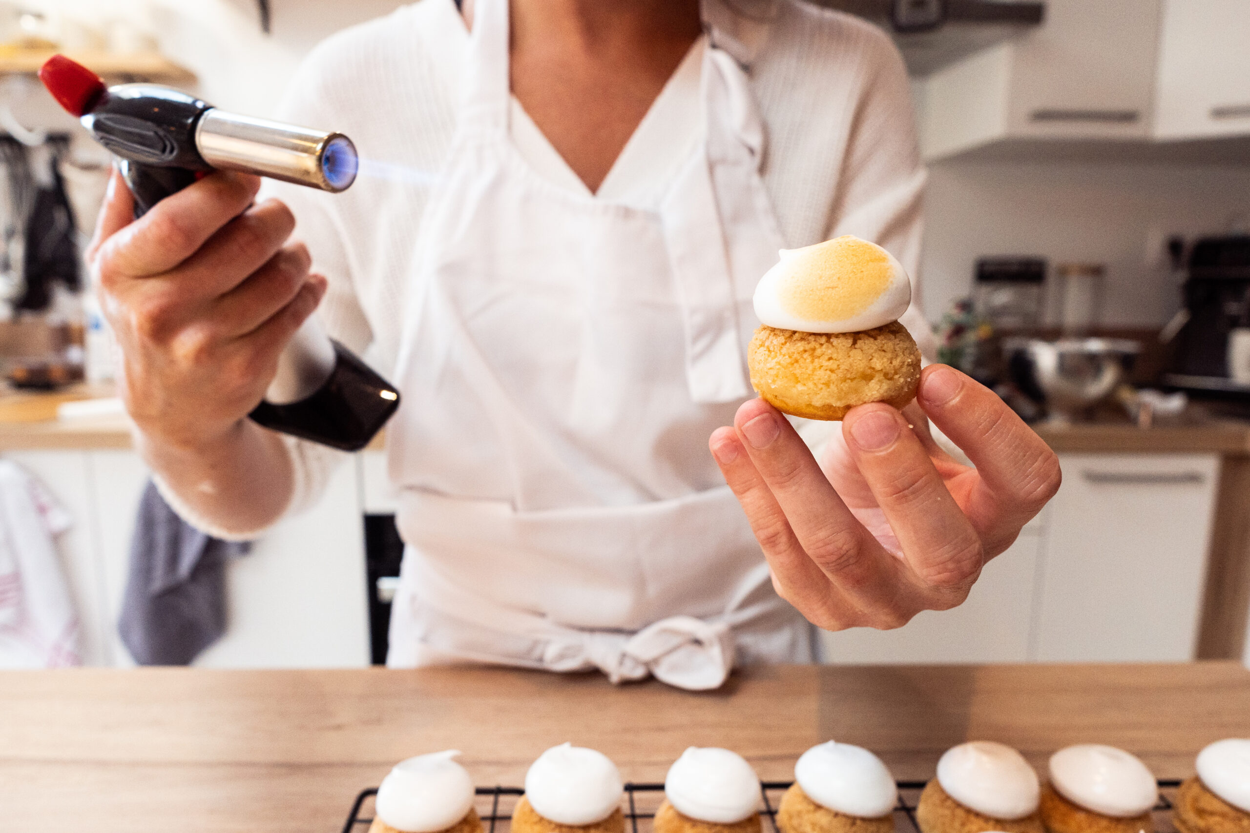 PikaChou : Crémeux Citron, Meringue Italienne brûlée au chalumeau par Clément Letertre